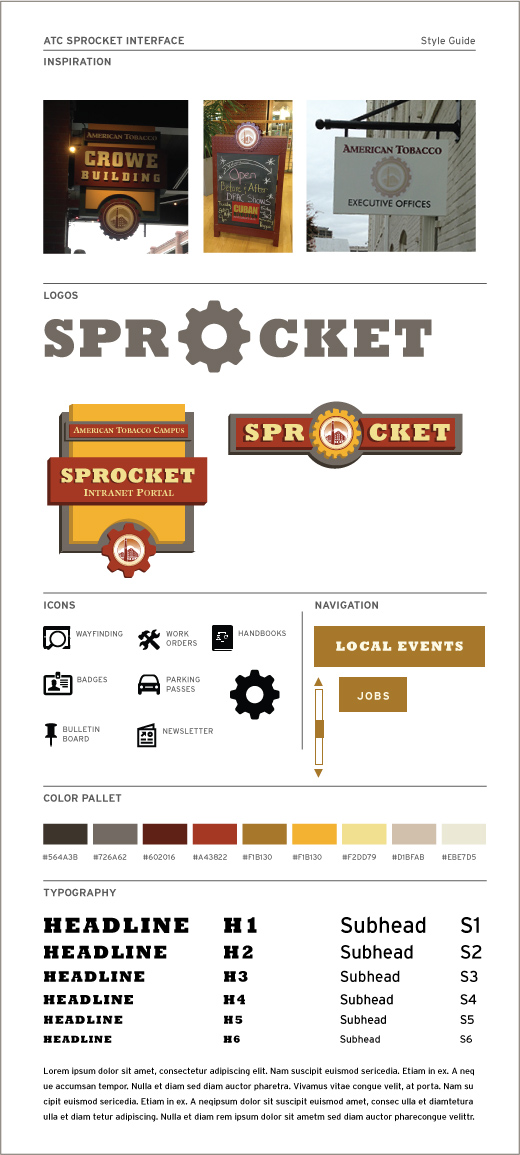 Sprocket Style Guide